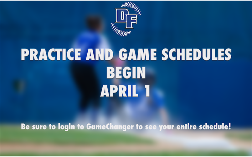 DFYLL's spring schedule begins April 1!