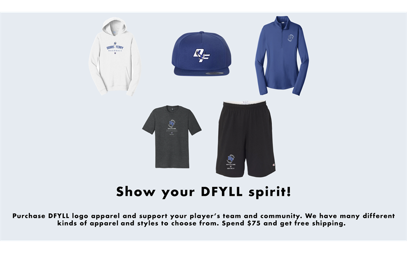 The Little League's apparel shop is open!