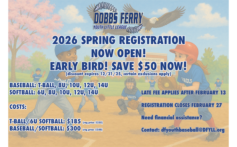 Spring 2026 Registration NOW OPEN!